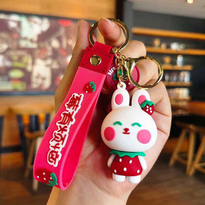 Wholesale Cartoon Doll Silicone Keychain JDC-KC-Tingm269