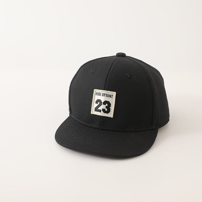 Wholesale Trendy Kids Embroidered Letter Flat Brim Baseball Cap Unisex Green Boston Sunscreen Casual Resale Accessory