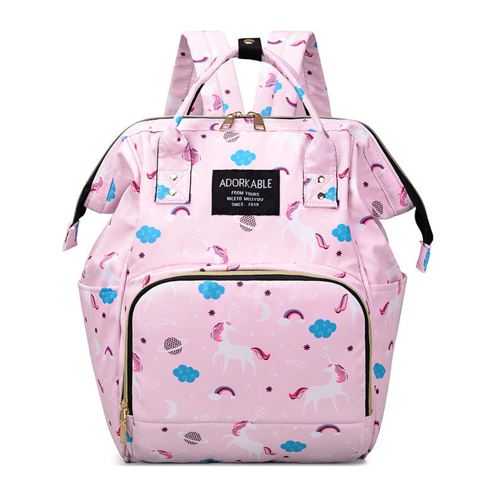 Wholesale Mommy Bag Nylon Backpack Diaper Backpack JDC-BP-SAi001