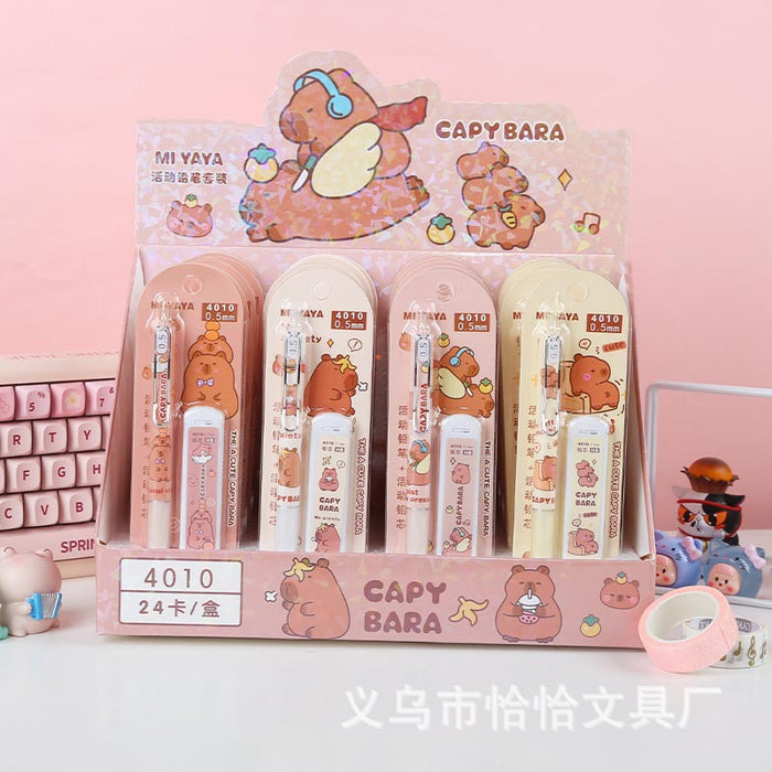 Wholesale Capybara Automatic Pencil with Refill Press Pencil suit Cartoon Activity Pencil Stationery