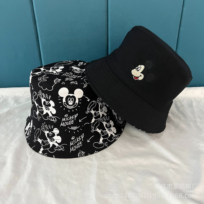 Wholesale New Cotton Fisherman's Hat Versatile Sunscreen Hat Cartoon Double sided Sunscreen Hat