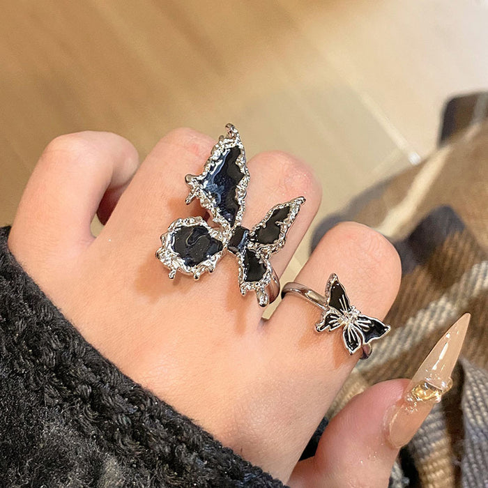 Wholesale Vintage ring, personalized butterfly fashion, layered index finger ring