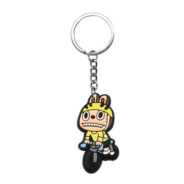 Wholesale Cartoon Pvc Key Chain Small Gifts Cute Key Ring DIY School Bag Pendant Key Chain