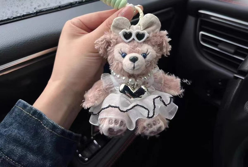 Wholesale Handmade Doll Bag Gift Bear Plush Car Keychain Pendant