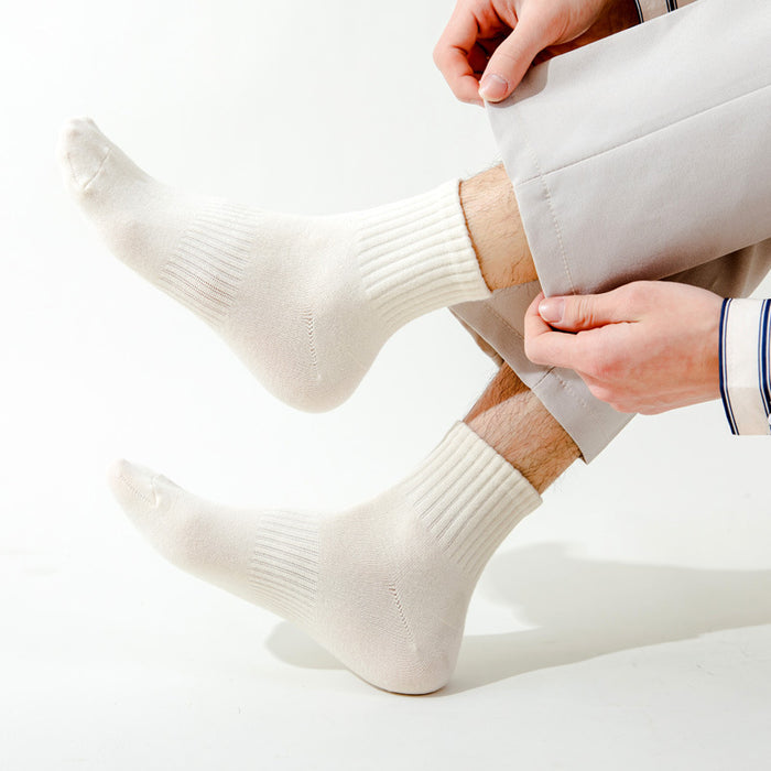 Wholesale Sports socks, mid tube socks, sweat absorbing, outdoor cycling, running socks, cotton