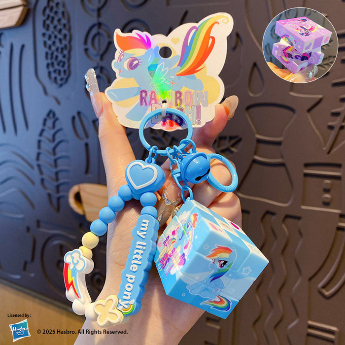 Wholesale Magic Cube Keychain Creative Mini Third Stage Decompression Puzzle Keychain Backpack Pendant