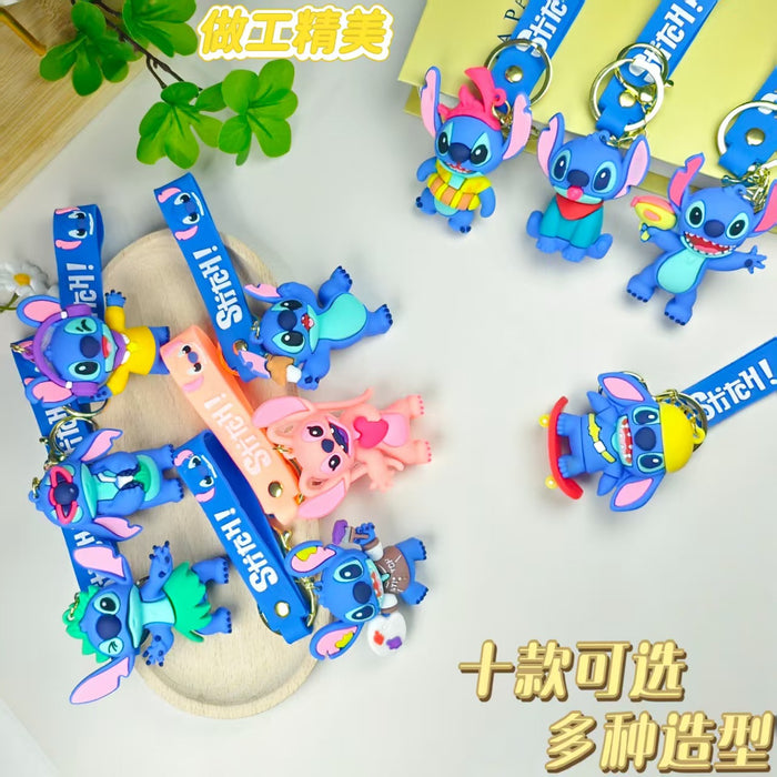 Wholesale Creative cartoon doll keychain cute PVC keychain backpack pendant