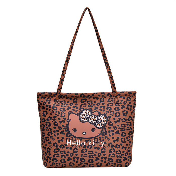 Wholesale Stylish Leopard-Print Canvas Shoulder Bag