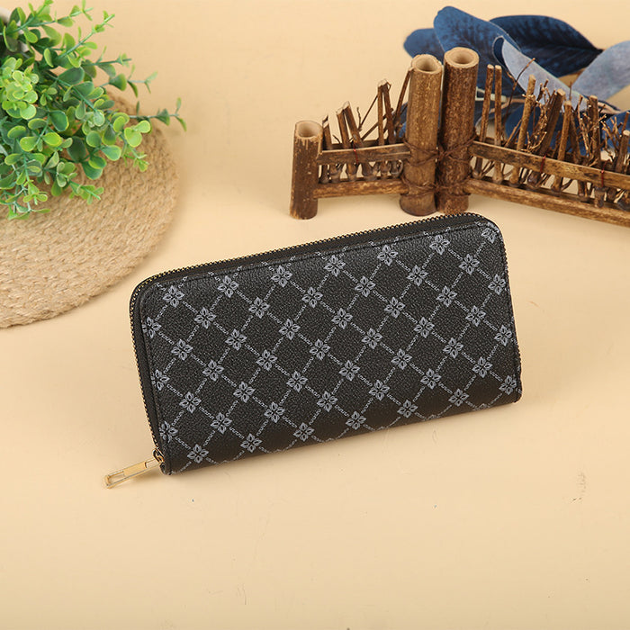 Wholesale Large Capacity Zipper PU Wallet JDC-WT-HNG008