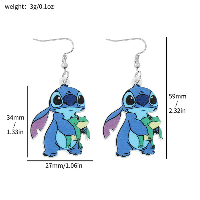 Wholesale anime star baby acrylic earrings Cartoon Doll earrings