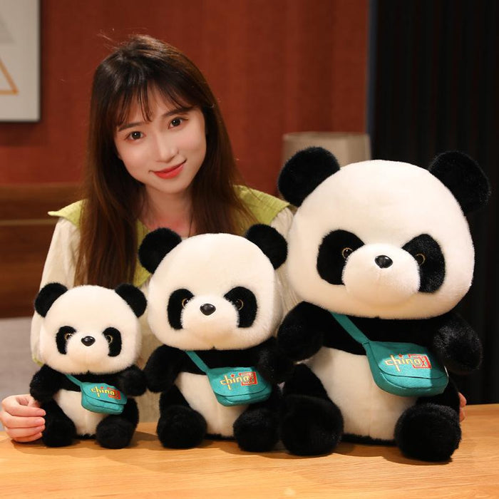 Wholesale Backpack Panda Plush Toy Children's Gift Sichuan National Treasure Tourism Souvenir Grab Machine Doll JDC-DO-MW003