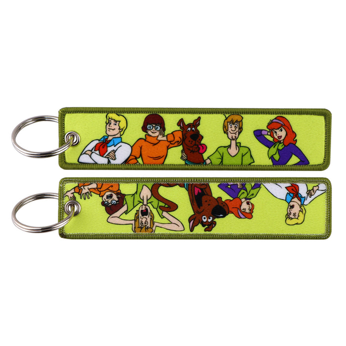 Wholesale Cloth Woven Cartoon Keychain Trendy Decorative Bag Charm Fashion Gift For Bags And Keys Resale Boutique Accessory