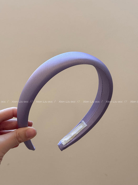 Wholesale Satin headband, new style, wash face headband, stylish and stylish, pressed hair, simple headwear