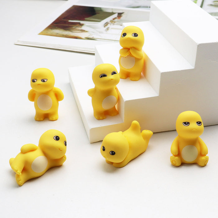 Wholesale P 3D Cute Solid Color Resin Little Dinosaur Accessories DIY JDC-FK-YaoL002