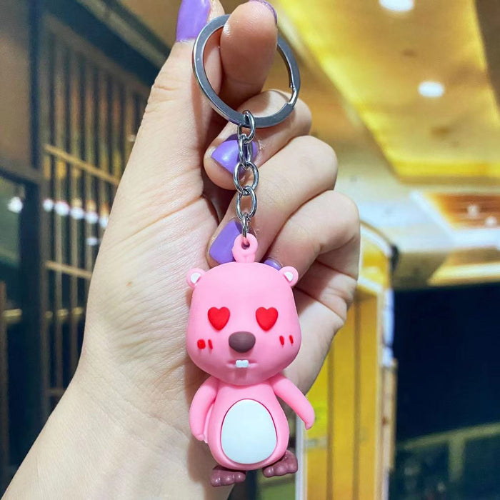 Wholesale Keychain cartoon doll couple bag pendant