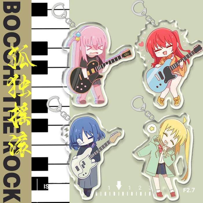 Wholesale Acrylic anime figurine keychain accessory