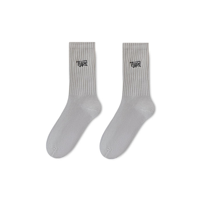 Wholesale Socks men's mid length stockings men's anti odor and sweat absorbing men's socks casual sports men's long tube