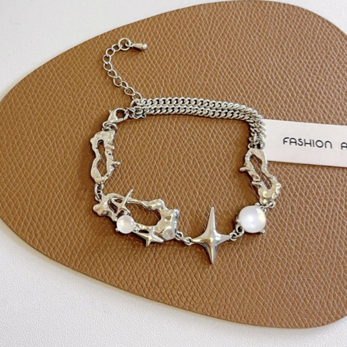 Wholesale Irregular hollow design bracelet