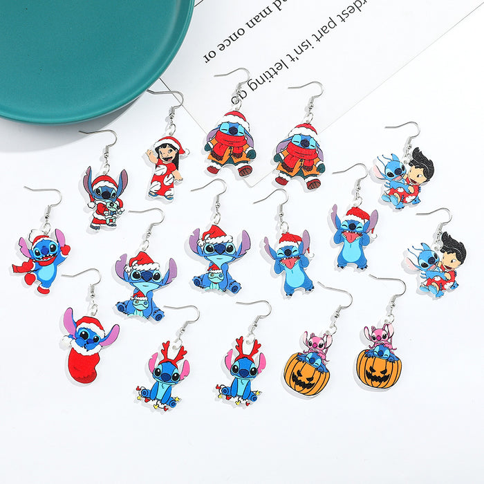 Wholesale anime star baby acrylic earrings Cartoon Doll earrings