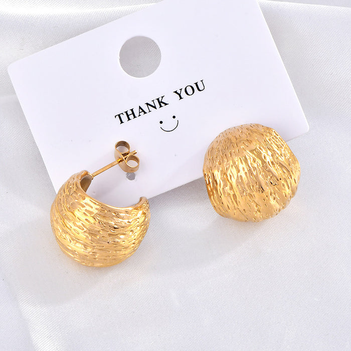 Wholesale Fashion C-Shaped Earrings,  Sophisticated and Elegant Ear Accessories