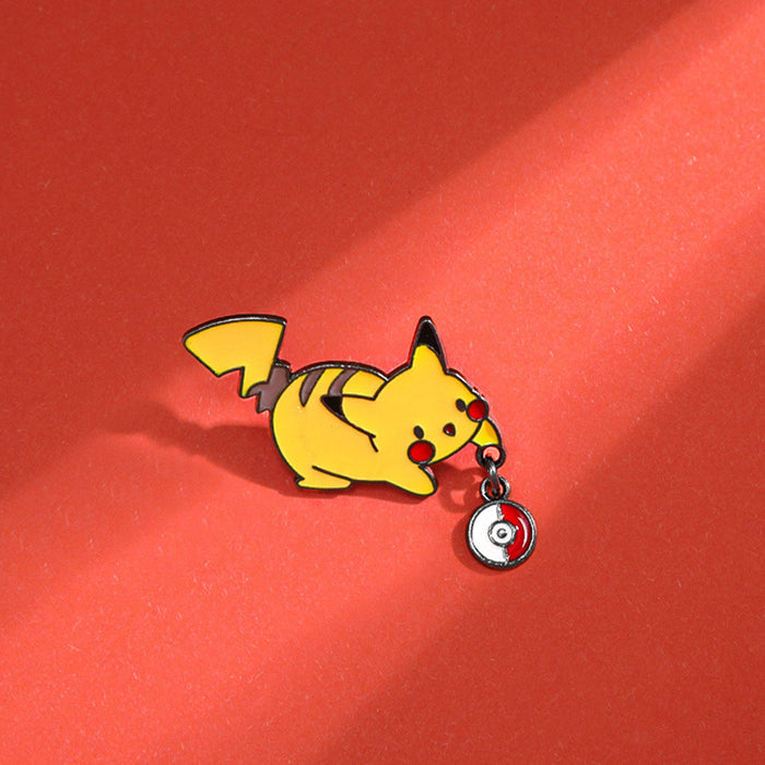 Wholesale Anime Cartoon Peripheral Metal Badge Cute Brooch Trendy Bag Accessories Alloy Jewelry