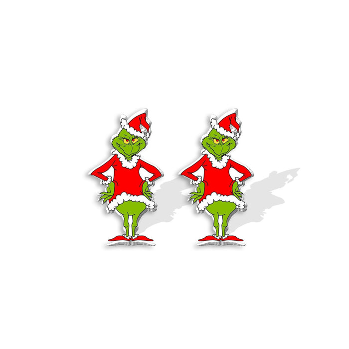 Wholesale Christmas Resin Earrings JDC-ES-KaLu011