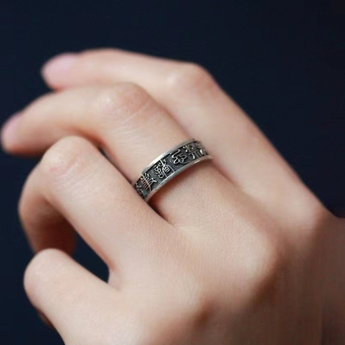 Wholesale Vintage Personalized Pure Silver Ring
