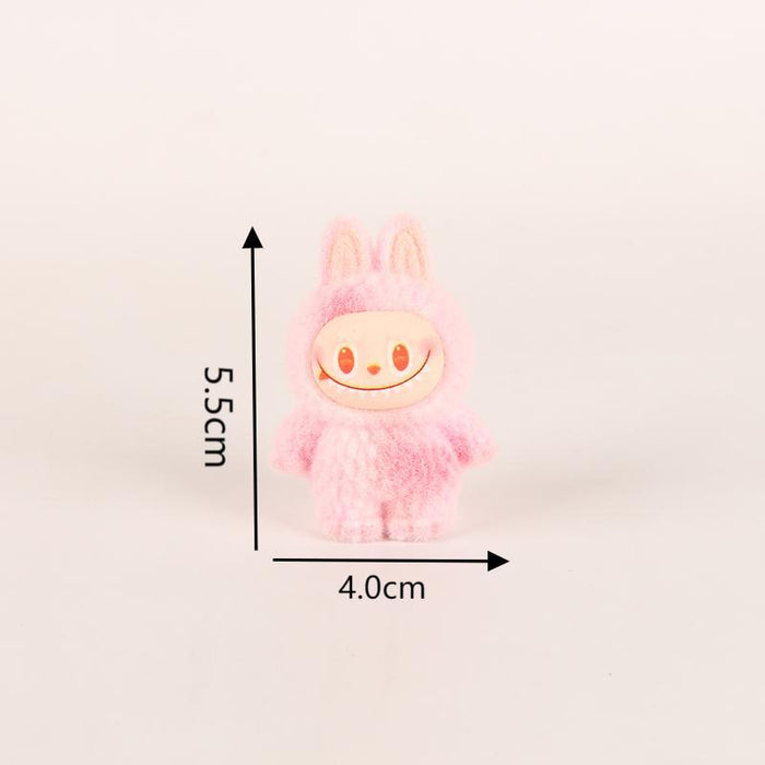 Wholesale Creative Resin Flocked Keychain