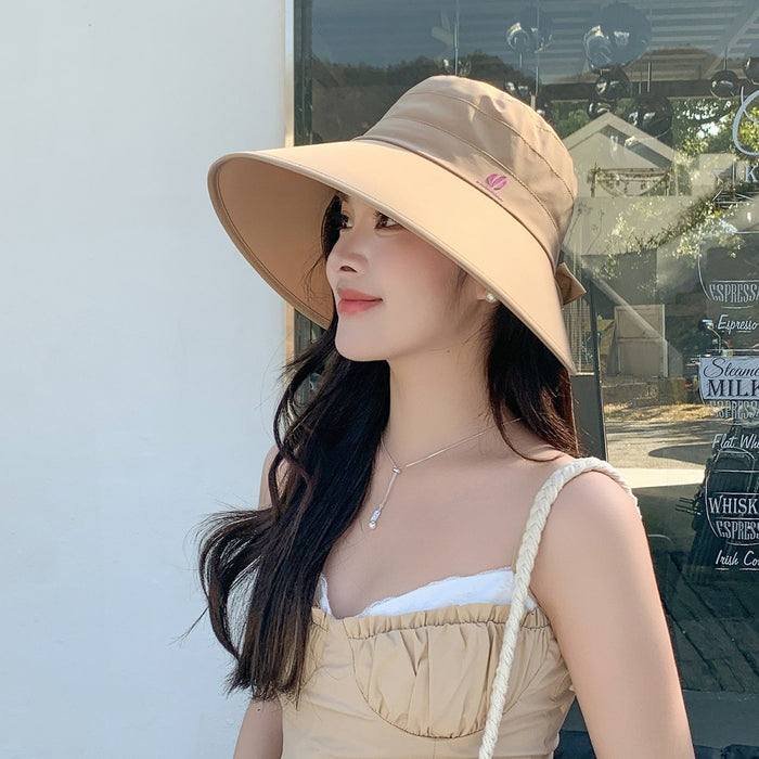 Wholesale Sunshade hat with UV protection, new style of sunshade hat with face covering and large brim sun hat