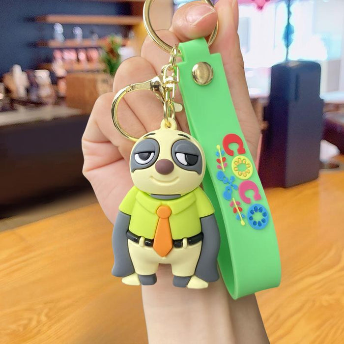 Wholesale Silicone Cartoon Doll Keychain JDC-KC-MingT094