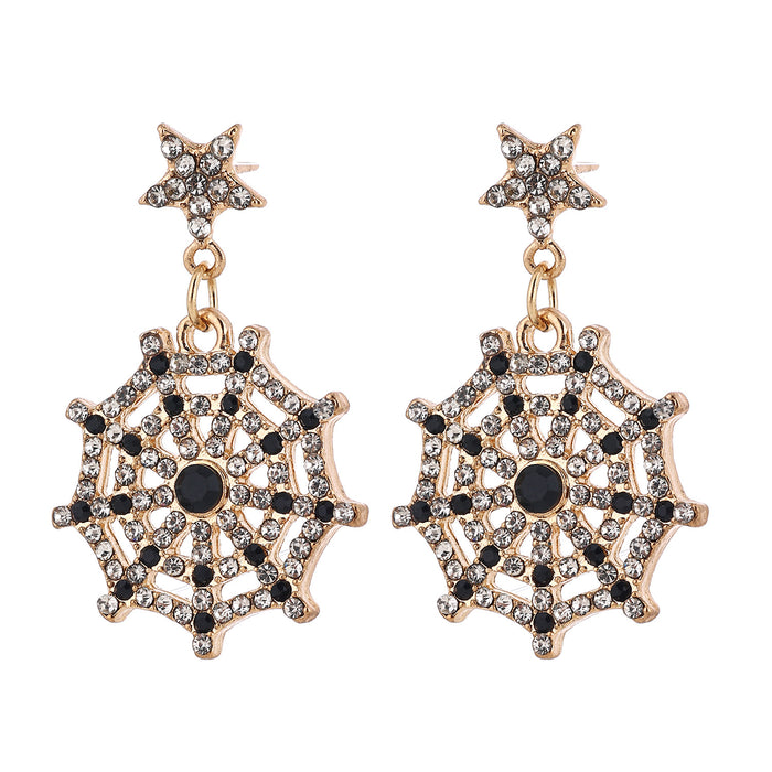 Wholesale -themed full rhinestone earrings