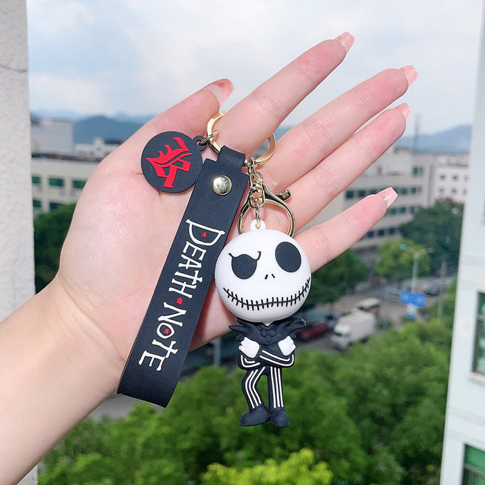 Wholesale Halloween Cartoon Silicone Doll Keychain JDC-KC-QiChao053