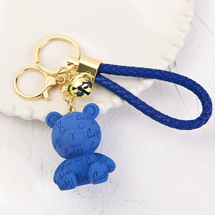 Wholesale Cartoon resin keychain creative cute car keychain keychain
