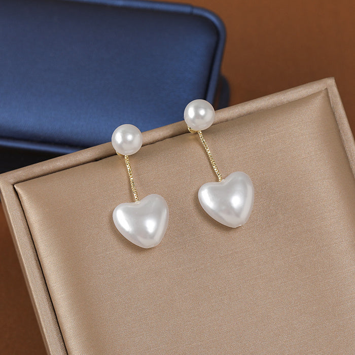 Wholesale Love Pearl Earrings JDC-ES-QingH007
