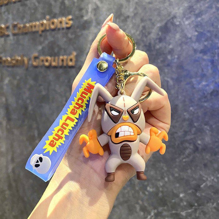 Wholesale  Animation Mga Animation Keychain Cartoon Toe Bag Pendant Key Chain Gift