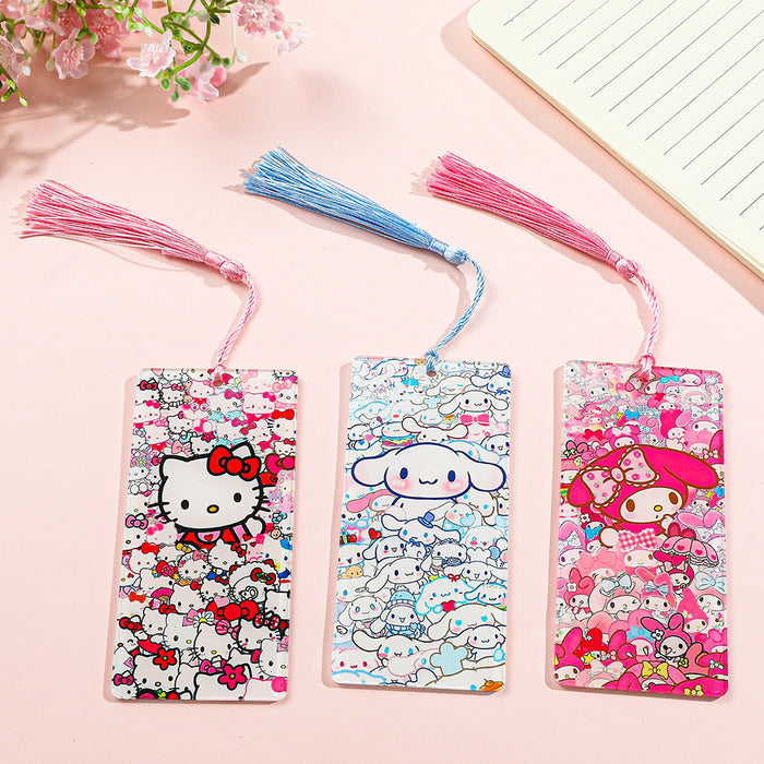 Wholesale Cute acrylic tassel bookmark