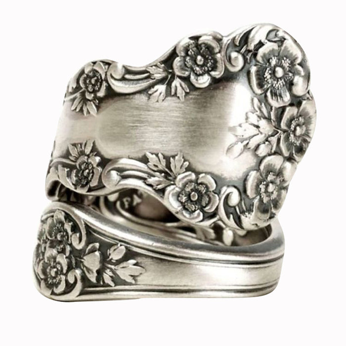 Wholesale New Fashion Dark Flower Ring