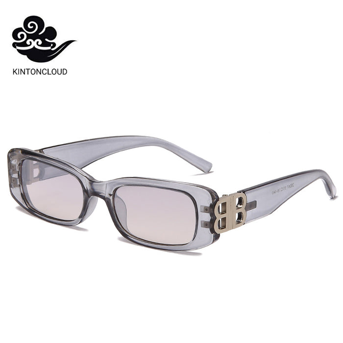 Wholesale PC small rectangular frame sunglasses JDC-SG-HNB008