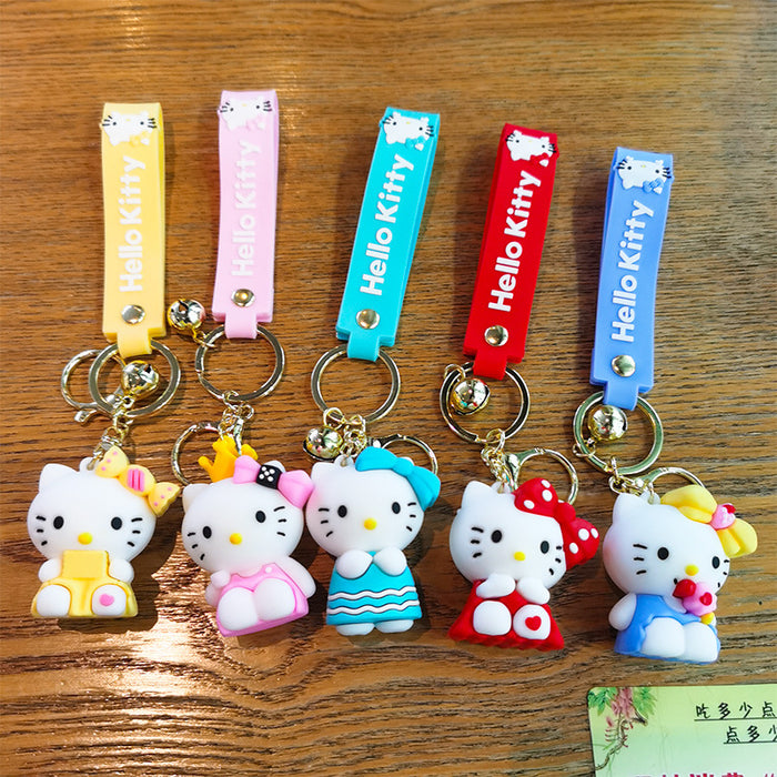 Wholesale Cartoon Doll Silicone Keychain JDC-KC-Tingm228