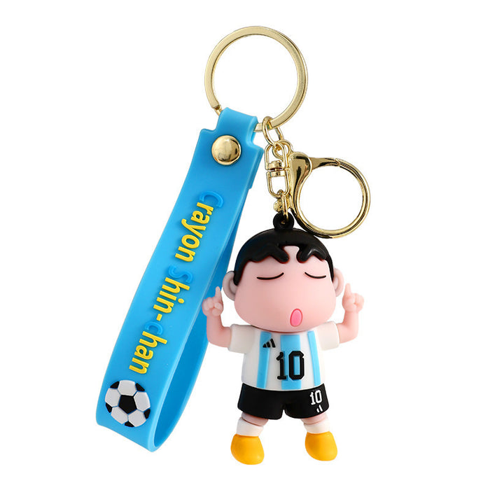 Wholesale  Cartoon cute key chain football pendant car school bag key chain