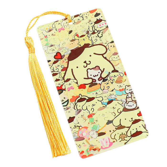 Wholesale cartoon cute cat acrylic tassel bookmark