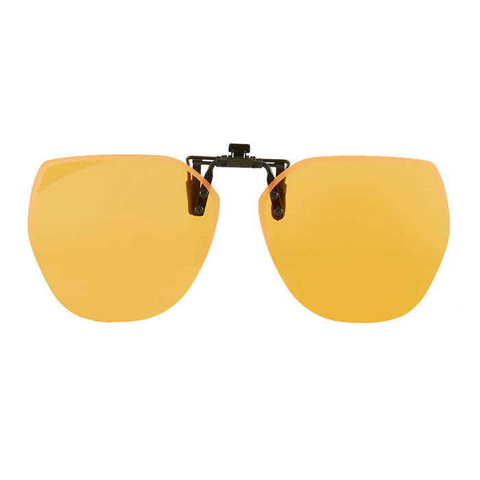 Wholesale upturn sunglasses polarized clip frameless polygonal men's and women's sunglasses clip