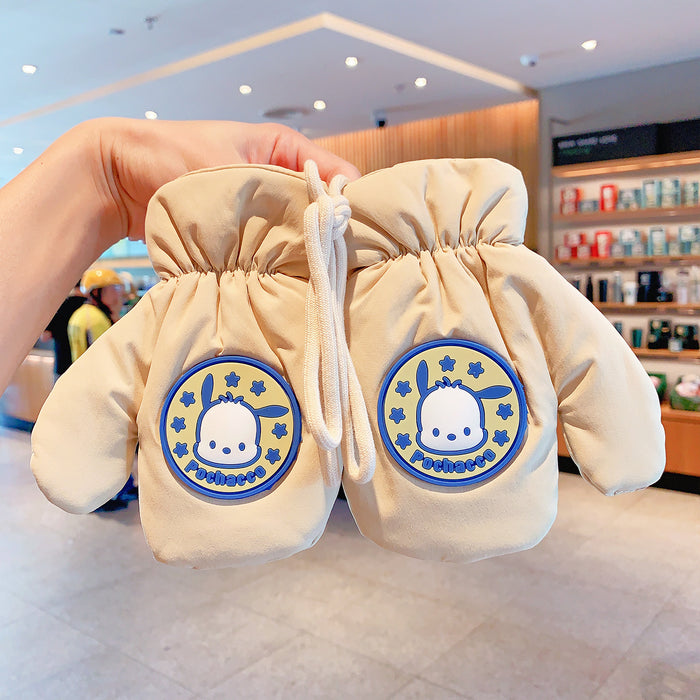 Wholesale Baby Bear Cotton Children' s Gloves Cartoon Winter Warmth