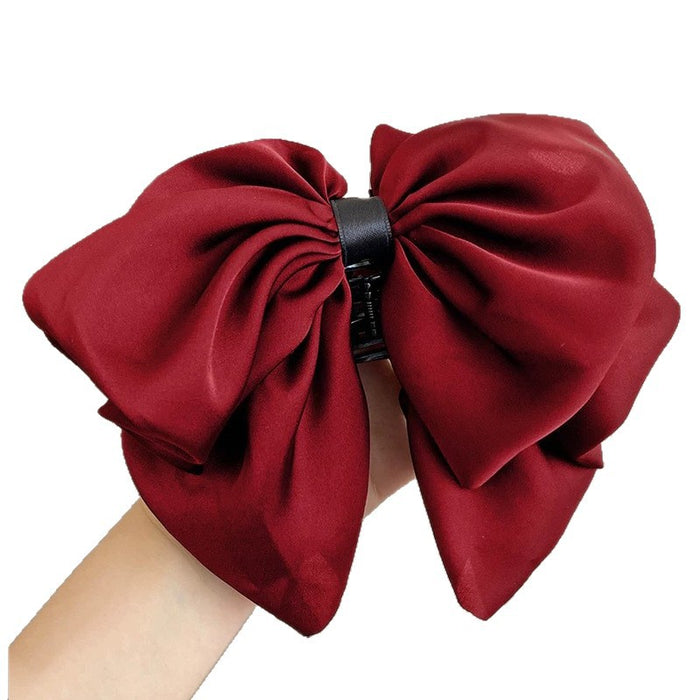 Wholesale Flower Bud Clamp Fluffy Hair Ponytail Clip Advanced Sense Temperament Hairpin