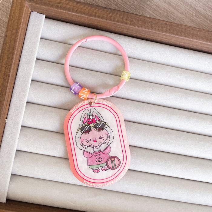 Wholesale Cute Acrylic  Keychain Cartoon Creative  Bag Decoration