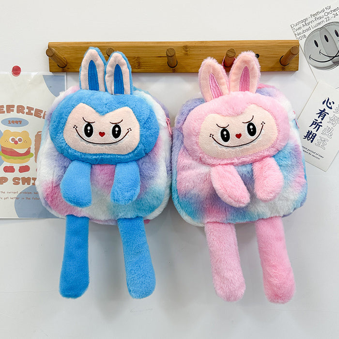 Wholesale Plush toy backpack, male doll, children's cartoon cute plush toy
