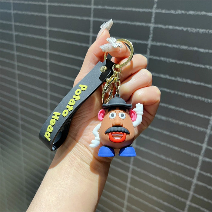 Wholesale Creative Cartoon Cute PVC Soft Keychains JDC-KC-JinB025