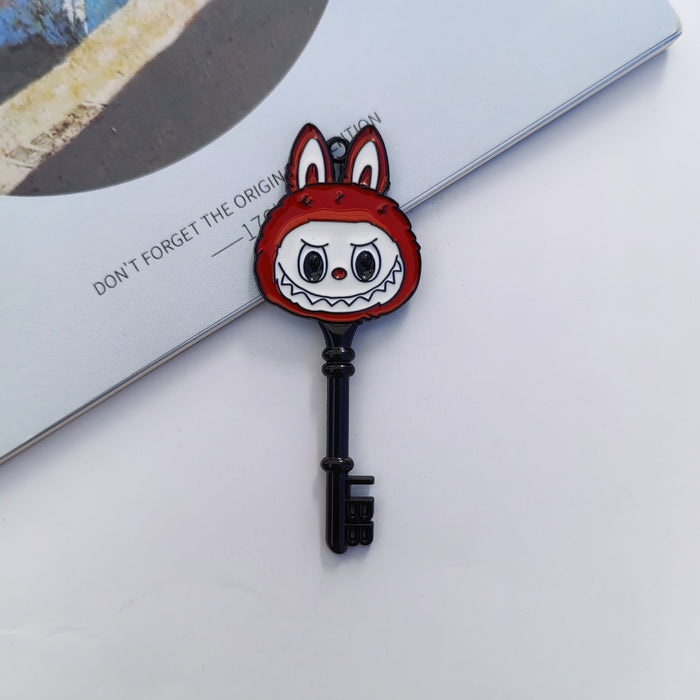 Wholesale Alloy Cloth Big Head Keychain Accessories DIY Mobile Phone Chain Bag