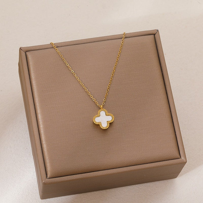 Wholesale Stainless Steel Clavicle Chain Necklace — Asymmetrical Design featuring a Bowknot  Rhinestone Accents  and Heart Pendant