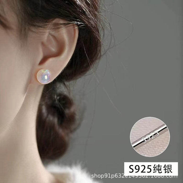 Wholesale Pearl Silver Earnail Female Design High end Earrings Fashionable, Small and Versatile Earrings